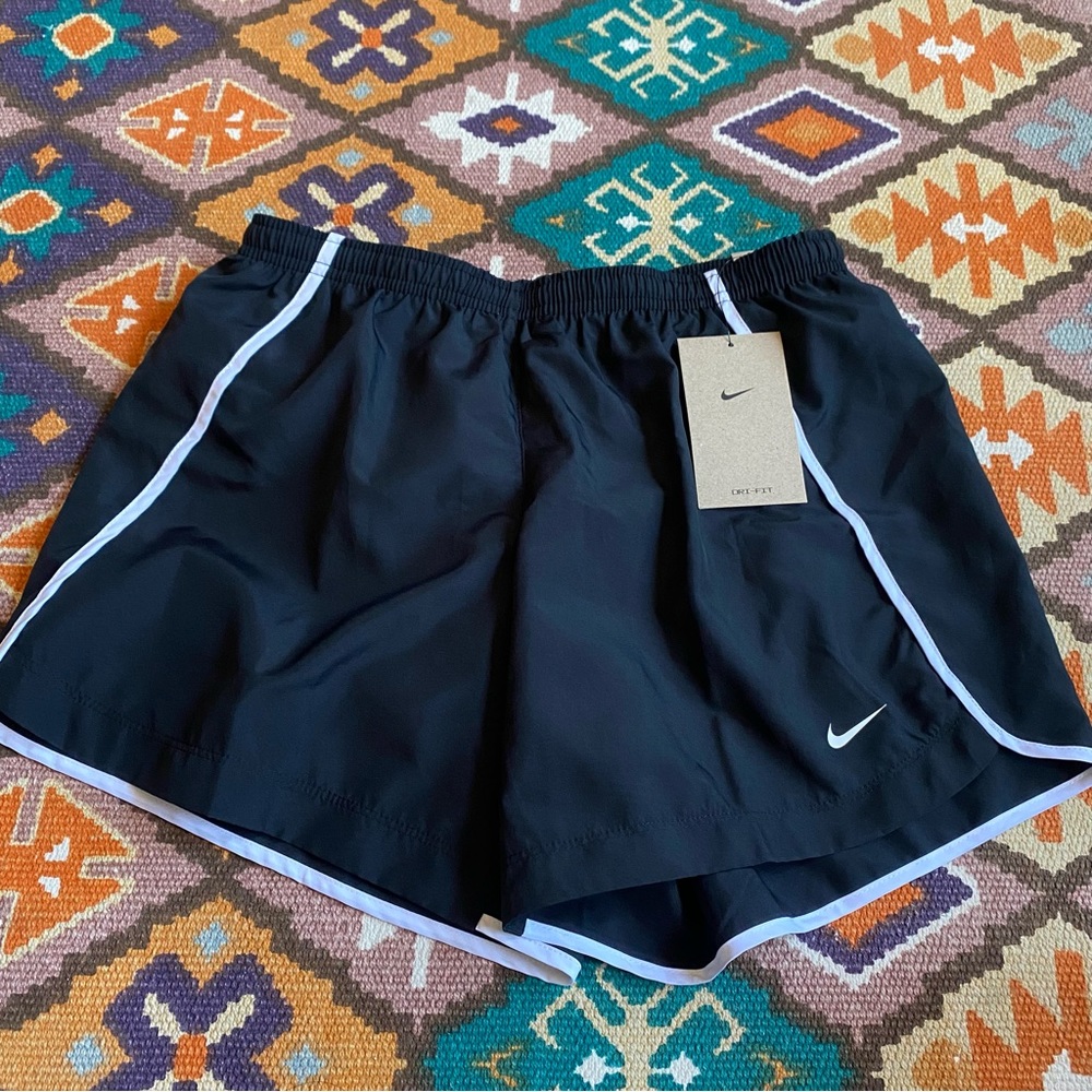 Nike Girl’s Black Athletic Dri Fit Sport Shorts Lined Size Youth Extra Large NEW